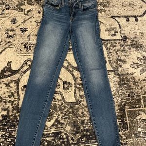 7 for all mankind light blue skinny jeans size 28